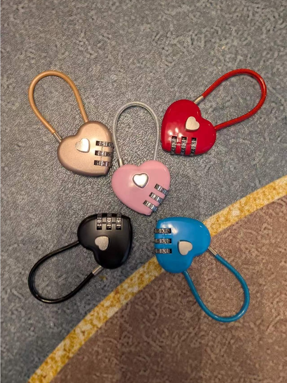 Brand New Steel Locks, multi coloured!
